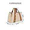 ROCIA Beige Women Casual Trendy Handheld Bag