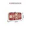 ROCIA Maroon Women Lace Applique Clutch