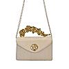 ROCIA Gold Women Textured Silk Gold Adorned Handle Bag