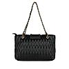 Rocia By Regal Black Women Quilted Day Bag