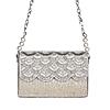 Rocia By Regal Silver Women Heavy Hand Embroidered Bag