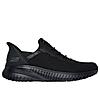 Skechers Black Bobs Squad Chaos - Daily Hype Slip Ins Sneakers