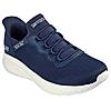 Skechers Navy Blue Bobs Squad Chaos - Daily Hype Slip Ins Sneakers