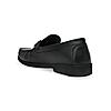 Regal Black Men Casual Leather Buckled Slip Ons