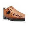 Regal Dark Tan Men Casual Leather Fisherman Sandals