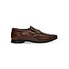 Regal Tan Men Formal Textured Leather Slip Ons