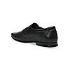 Regal Black Men Formal Textured Leather Slip Ons