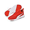 PUMA UNISEX RED FLYER FLEX KNIT LACE-UP SNEAKERS