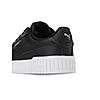 PUMA WOMEN BLACK CARINA 2.0 LACE-UP SNEAKERS