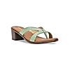 ROCIA Green Women Casual Block Heel Sandals