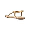 ROCIA Beige Women T-Strap Casual Flat Sandals