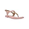 ROCIA Pink Women T-Strap Flat Sandals