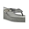 ROCIA Gun Metal Women Embellished Platforms