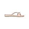 ROCIA Rose Gold Women Diamante Strap Flats