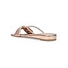 ROCIA Rose Gold Women Diamante Strap Flats