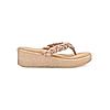 ROCIA Pink Women Braided Casual Wedges