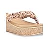 ROCIA Pink Women Braided Casual Wedges