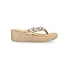 ROCIA Gold Women Braided Casual Wedges