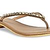 Rocia Antique Gold Women Diamante Flat Thong Sandals