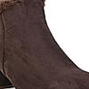 Rocia Brown Women Suede Fur-Trimmed Boots