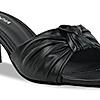 Rocia Black Women Casual Knotted High Heels