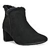 Rocia Black Women Suede Fur-Trimmed Boots
