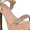 Rocia Rose Gold Women Diamante Stilettos Sandals