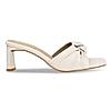 Rocia Cream Women Casual Knotted High Heels