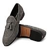 GORDON & BROS GREY MEN TASSEL LOAFERS