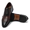 GORDON & BROS BROWN MEN LACE UP TOE CAP OXFORDS