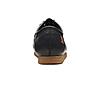 CLARKS MENS BLACK LEATHER CASUAL SHOES SHACRE II RUN