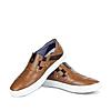 ID Mens Tan Shoes Casual Slip-on