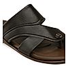Regal Brown Men Flexible Leather Sandals