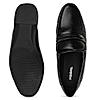 Regal Black Men Flexible Formal Leather Slip On Shoes