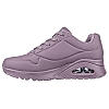 SKECHERS DARK MAUVE WOMENS UNO - STAND ON AIR SNEAKERS