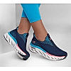 SKECHERS NAVY WOMENS ARCH FIT GLIDE-STEP SNEAKERS