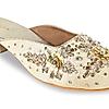 Rocia Gold Women Embroidered Mules