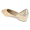 Rocia Gold Women Hand Embroidered Mojris