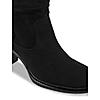 Rocia Black Women Suede High Heeled Boots