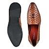 Imperio Tan Men Woven Leather Formal Tasseled Slip Ons