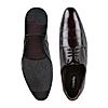 Regal Maroon Men Textured Leather Lace Ups