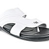 Regal White Men Leather Sandals