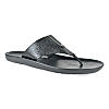 Regal Black Men Leather Sandals