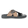 Regal Brown Men Casual One Toe Leather Sandals