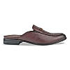 Imperio Cherry Mens Textured Leather Mules
