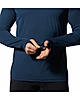 Mountain Hardwear Men Navy Mountain Stretch Long Sleeve Thermal Wear (Anti-odor Baselayer)