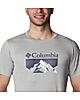 Columbia Men Grey Zero Rules Short Sleeve Graphic Shirt