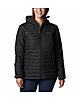 Columbia Women Black Silver Falls Hooded Jacket