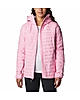 Columbia Women Red Silver Falls Hooded Jacket