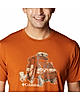 Columbia Men Orange Men's Sun Trek Short Sleeve Graphic Tee